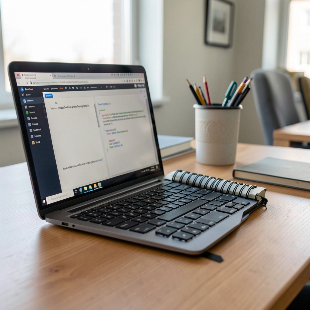 NLP kutató szövegbesorolási és érzelemfelismerési modell eredményeit értékeli Python Jupyter notebookban